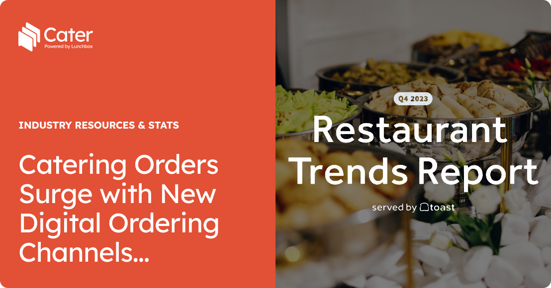 Catering Orders Surge with New Digital Ordering Channels