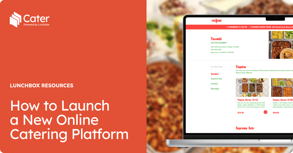 How to Launch a New Online Catering Platform